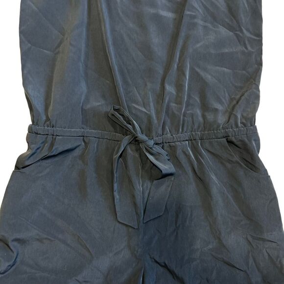 J.Crew Black Spaghetti Strap Drapey Romper - Picture 7 of 8